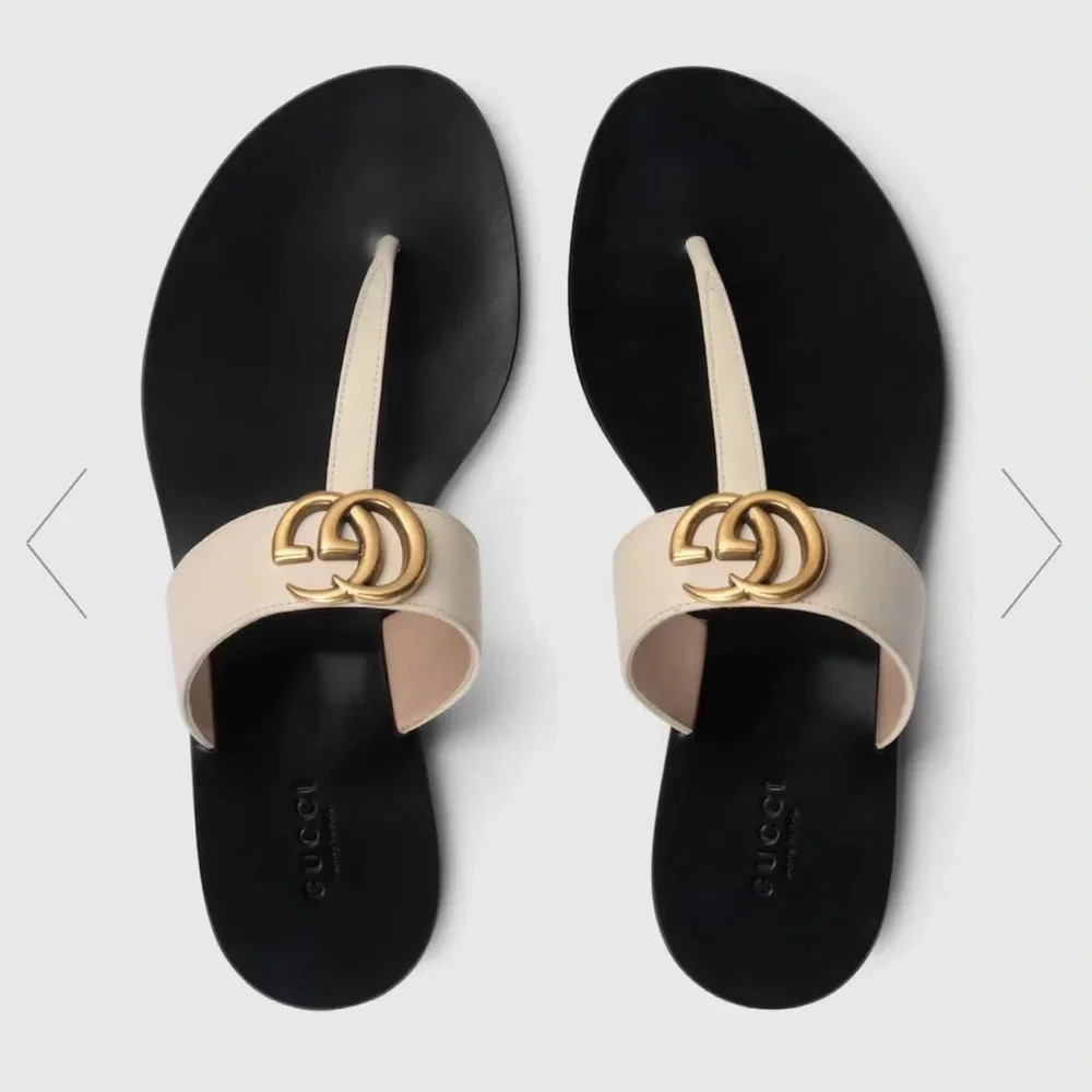 Gucci GG Marmont Thong Sandal - Picture 2 of 10